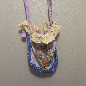 Matilda Jane Kids Bag with Floral Design - Yellow, Pink, Blue